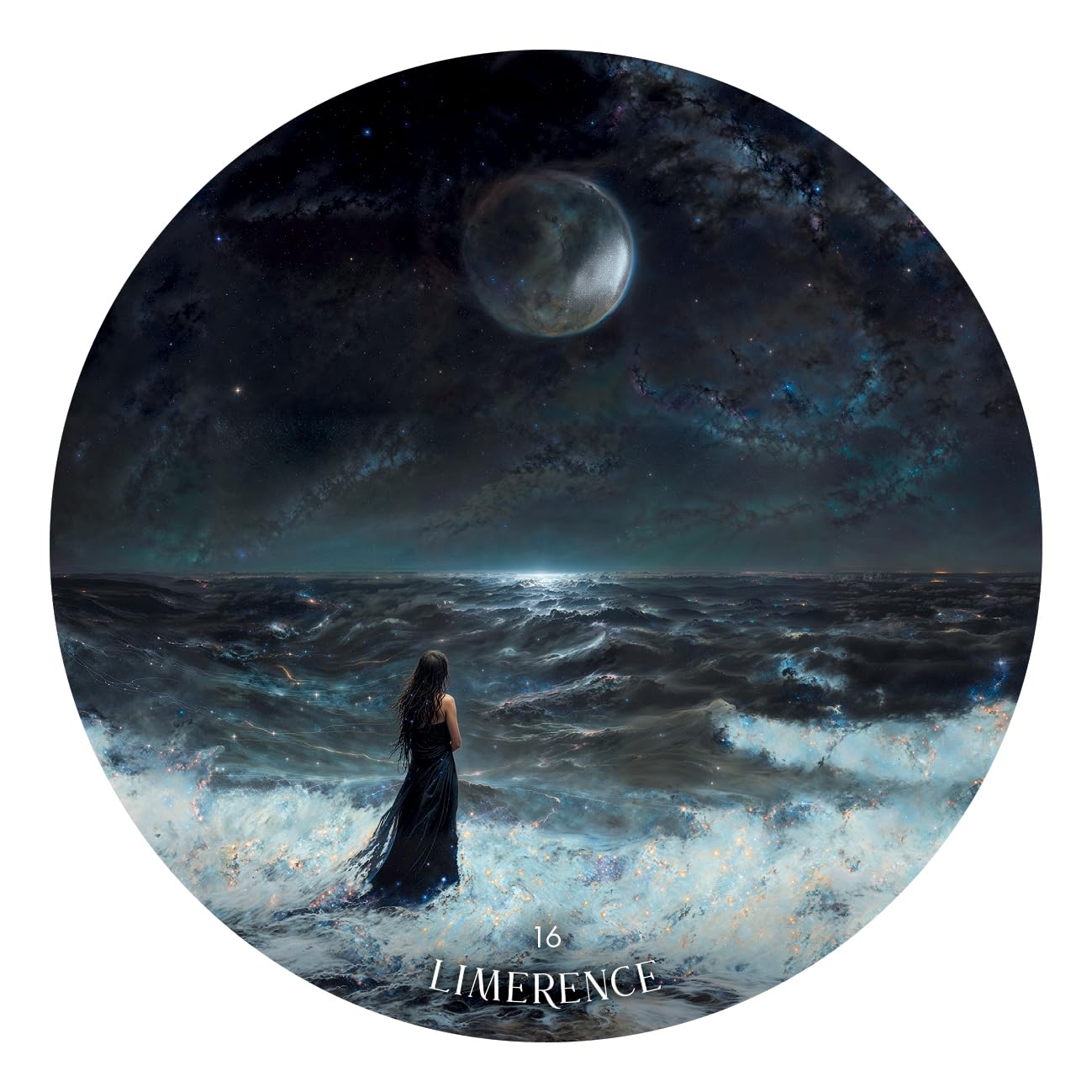 Dark moon oracle deck by Yasmin Boland, creator of the Moonology series . Available at Oneness Emporium 