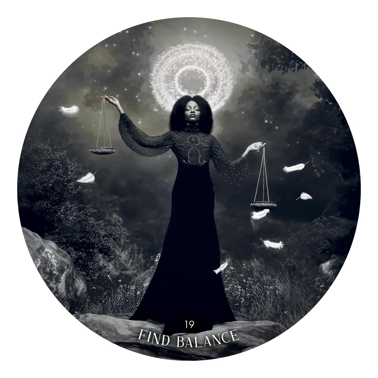 Dark moon oracle deck by Yasmin Boland, creator of the Moonology series . Available at Oneness Emporium 