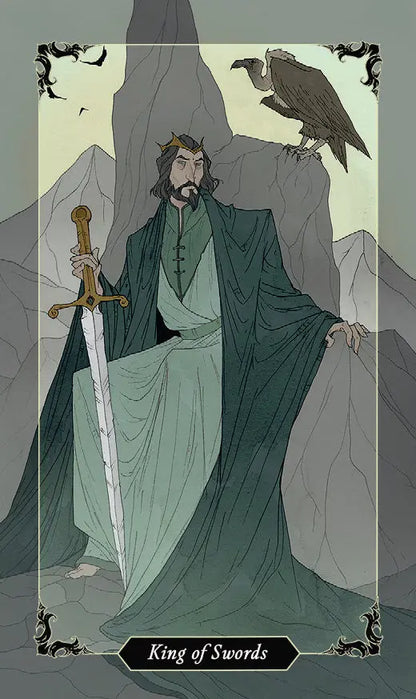 Dark Wood Tarot deck featuring forest-themed shadow work tarot cards