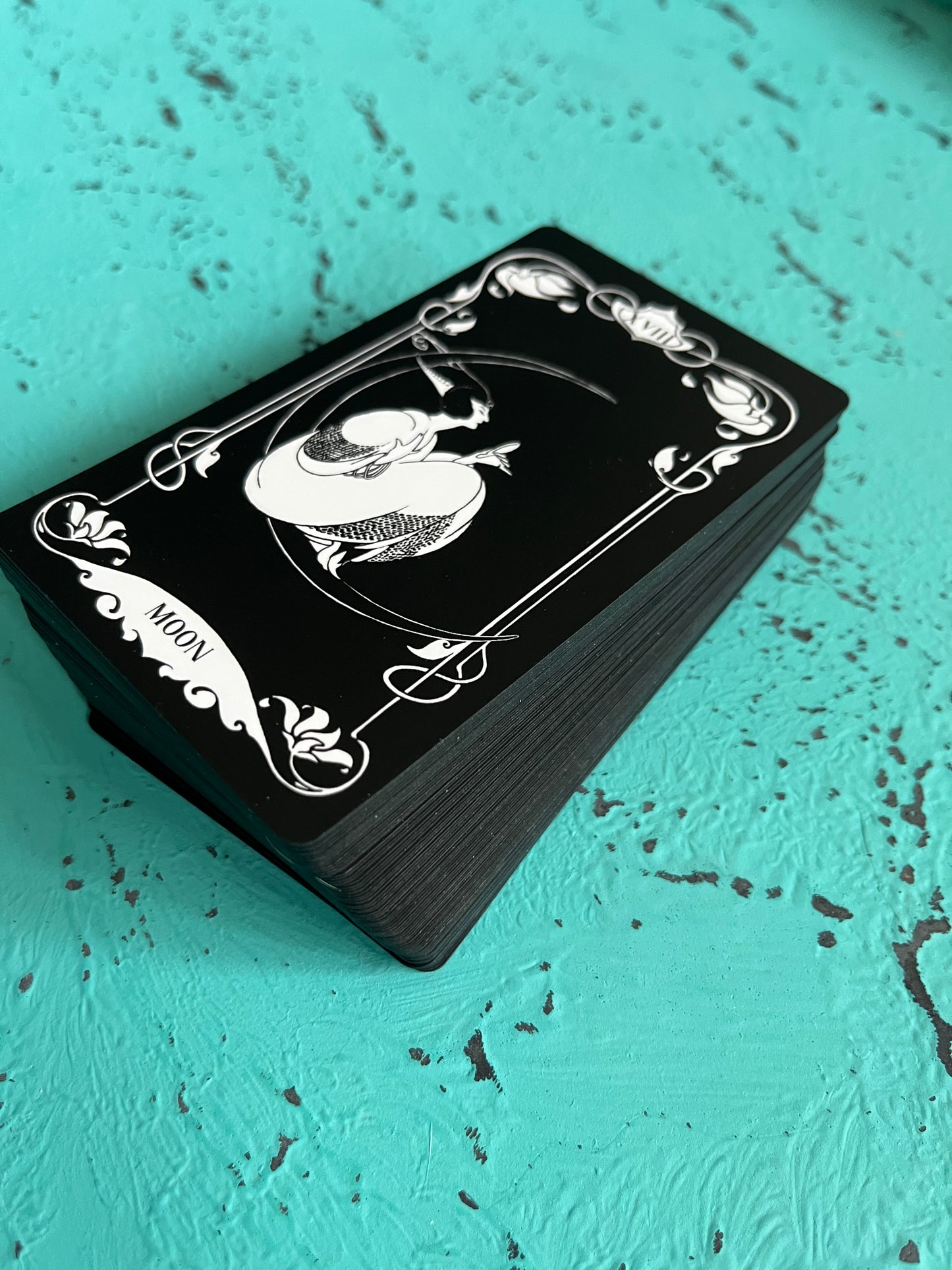 Decadent Tarot Dark Botanical Edition featuring gothic botanical tarot artwork and luxury indie design