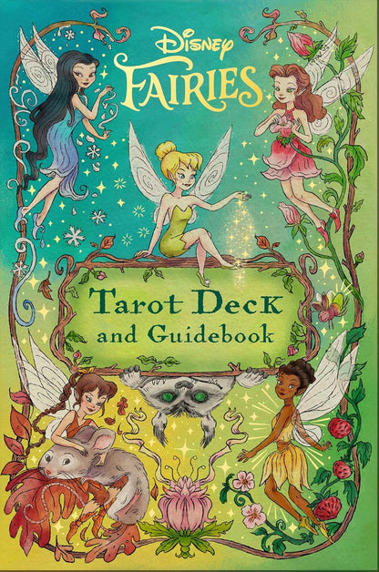 Disney fairies tarot deck and guidebook by Titan books . Available at Oneness Emporium 