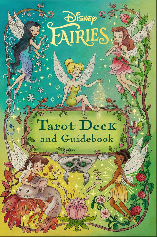 Disney fairies tarot deck and guidebook by Titan books . Available at Oneness Emporium 
