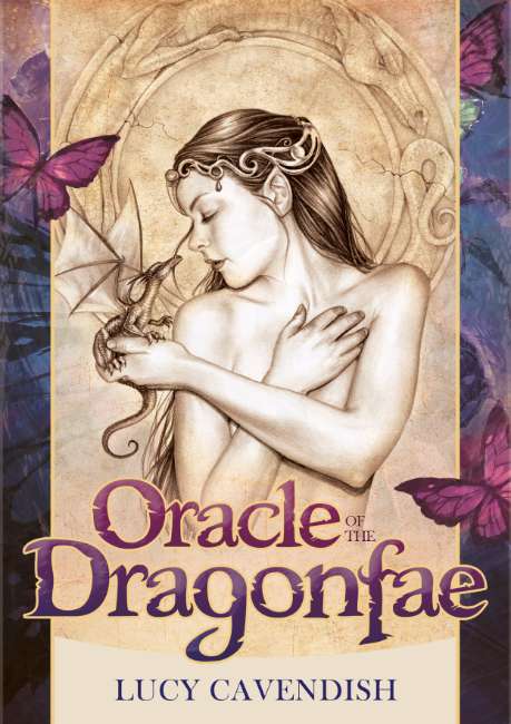 Oracle of the Dragonfae redesigned edition oracle deck with fantasy dragon and fae themed cards.