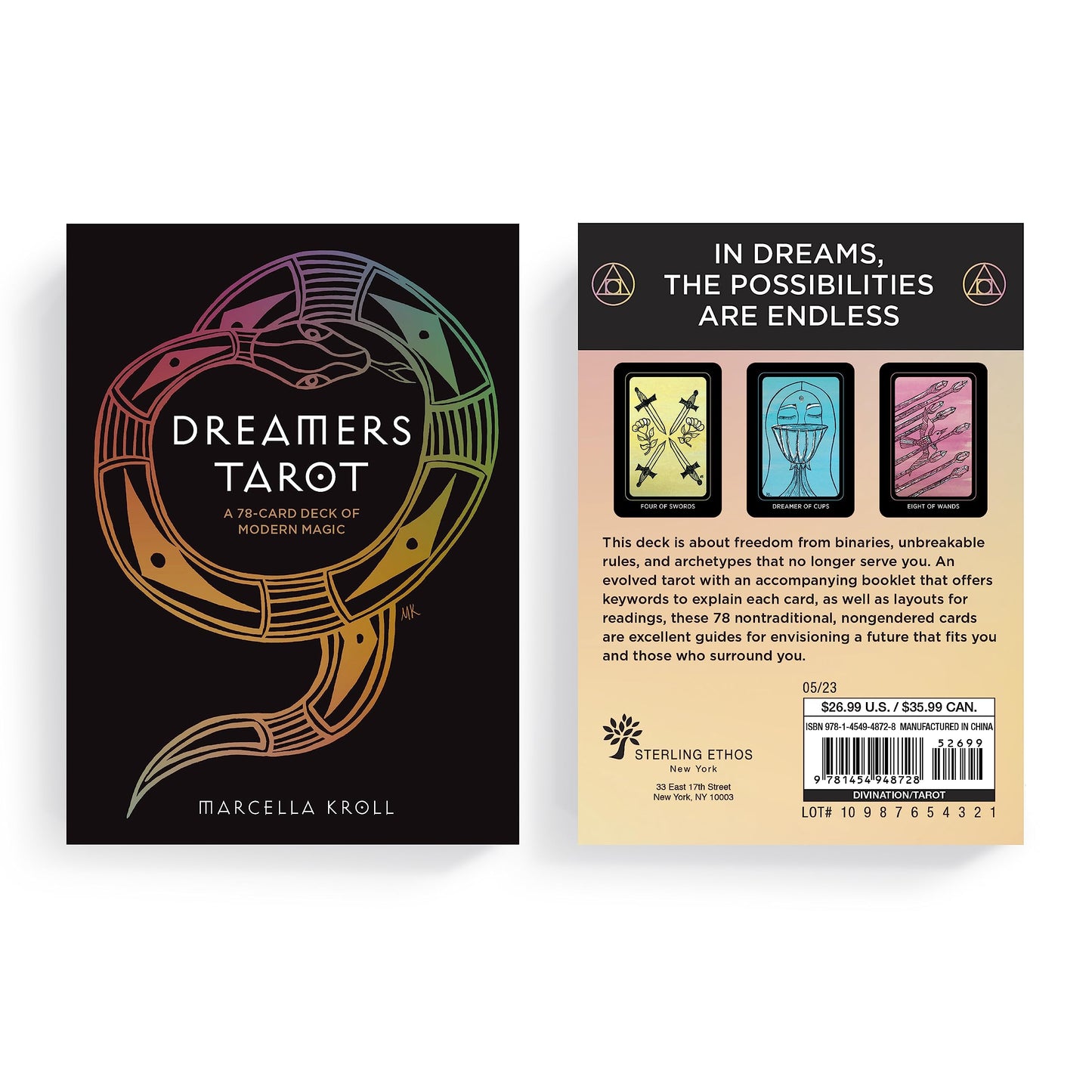 DREAMERS TAROT- A 78-Card Deck of Modern Magic