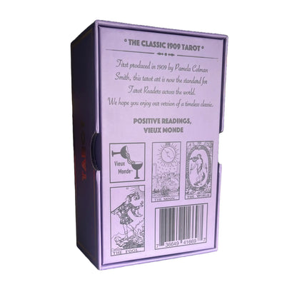 Lavender Gold Foil Tarot & Guide | Classic Tarot Design - Oneness emporium