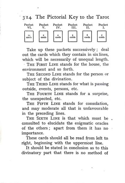 Pictorial Key to the Tarot 1911 facsimile hardcover book with original Rider Waite illustrations
