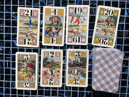 German Tarot Deck – Tarot Allemand à deux têtes, Der Taroc (Advanced Readers) Vieux Monde