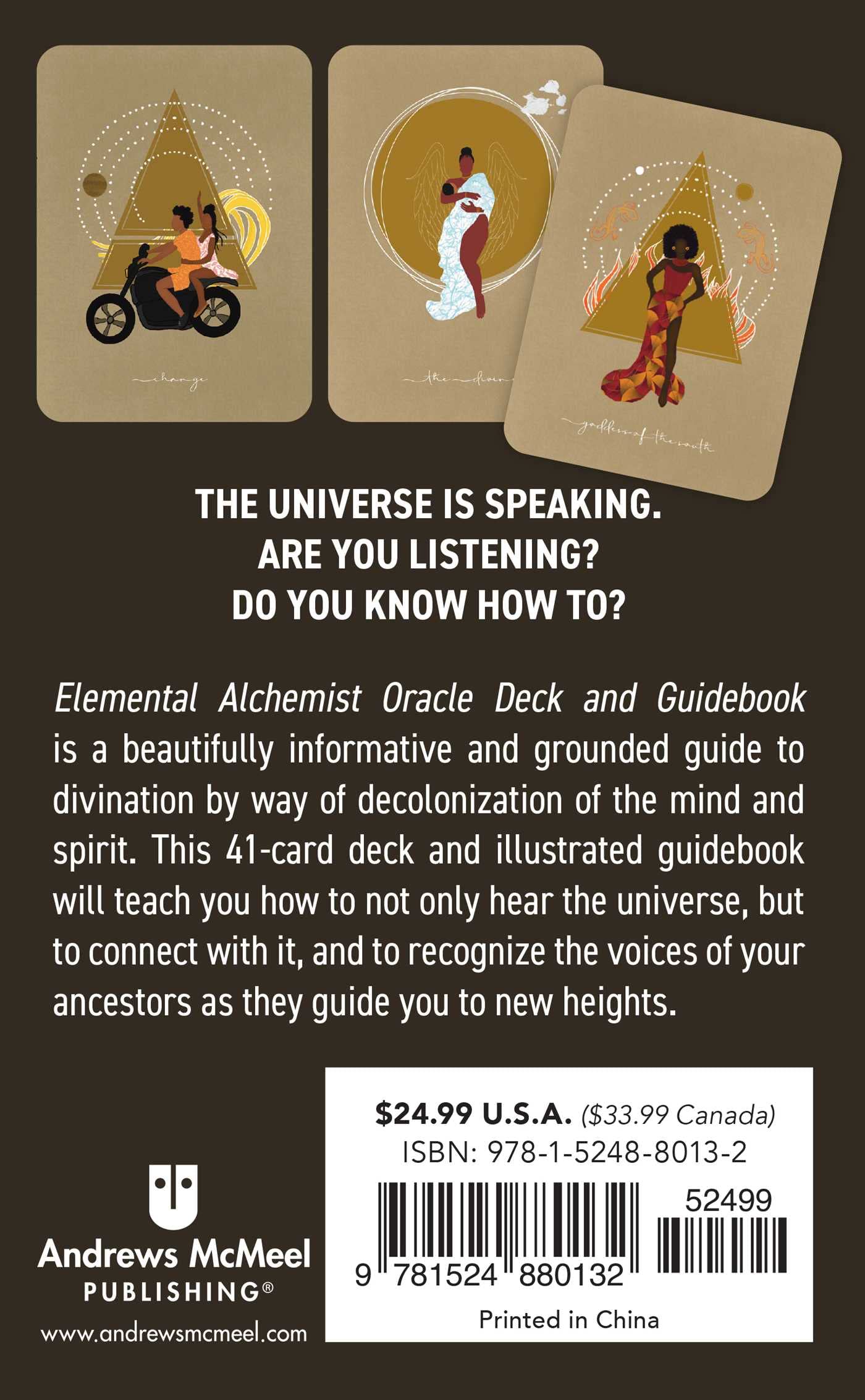 ELEMENTAL ALCHEMIST ORACLE DECK AND GUIDEBOOK