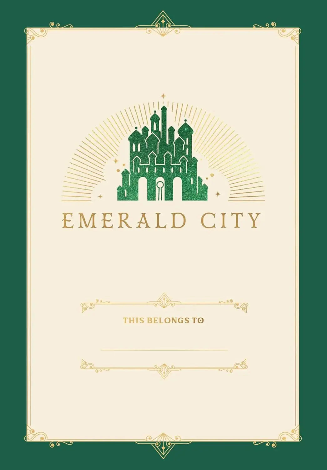 Wicked: Emerald City Journal with Ribbon Charm – Deluxe Wicked-Themed Journal Insight Editions UK