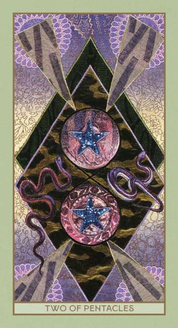 Enchanted Tarot 35th Anniversary Edition by Amy Zerner and Monte Farber with 78 illustrated cards, velvet pouch, 232-page guidebook and keepsake box.