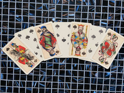 German Tarot Deck – Tarot Allemand à deux têtes, Der Taroc (Advanced Readers) Vieux Monde