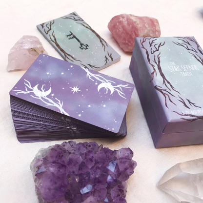 Star Seeker Tarot deck with whimsical artwork and intuitive tarot symbolism