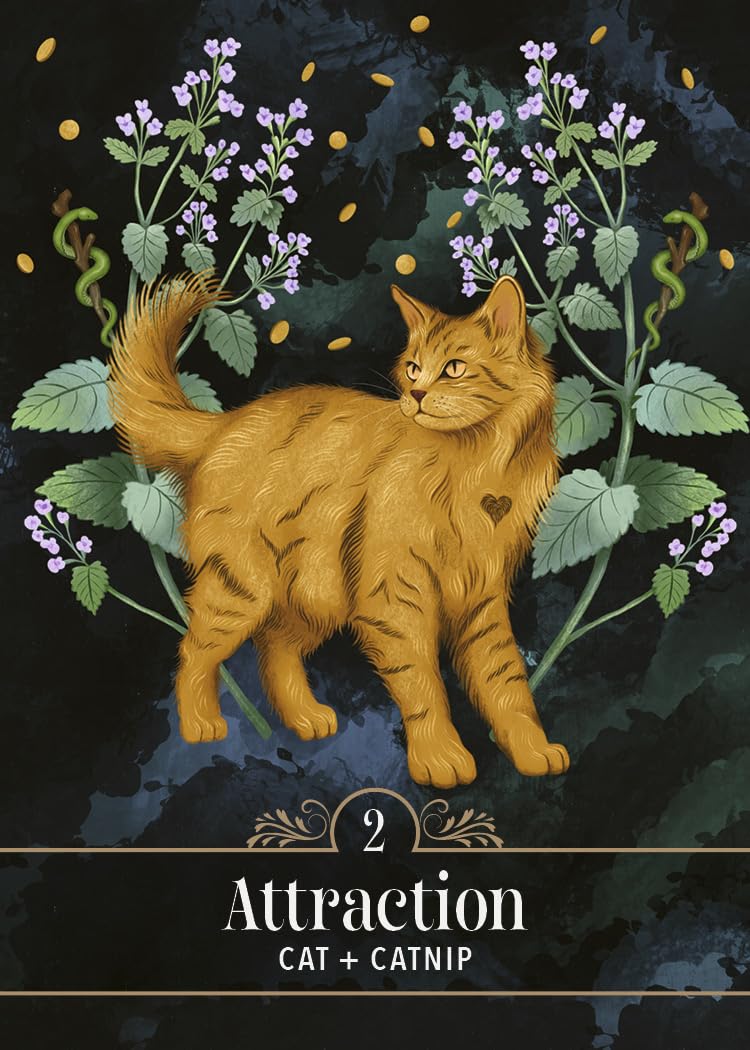 Familiar Magic Pocket Oracle deck with animal and plant familiar symbolism UK