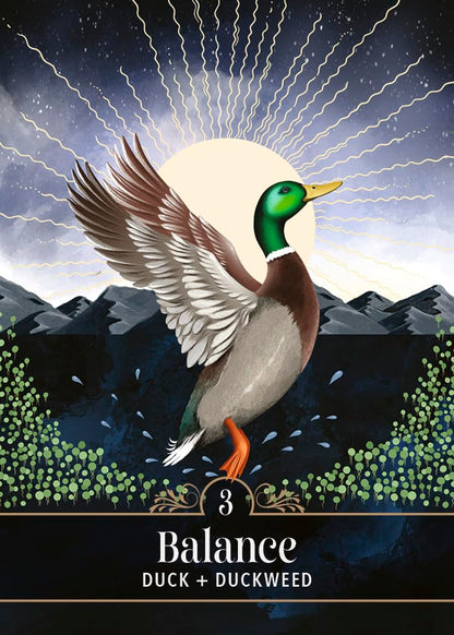 Familiar Magic Pocket Oracle deck with animal and plant familiar symbolism UK
