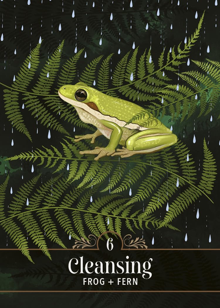 Familiar Magic Pocket Oracle deck with animal and plant familiar symbolism UK