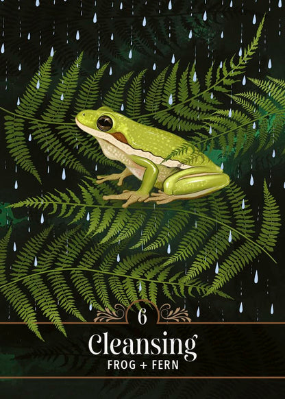 Familiar Magic Pocket Oracle deck with animal and plant familiar symbolism UK