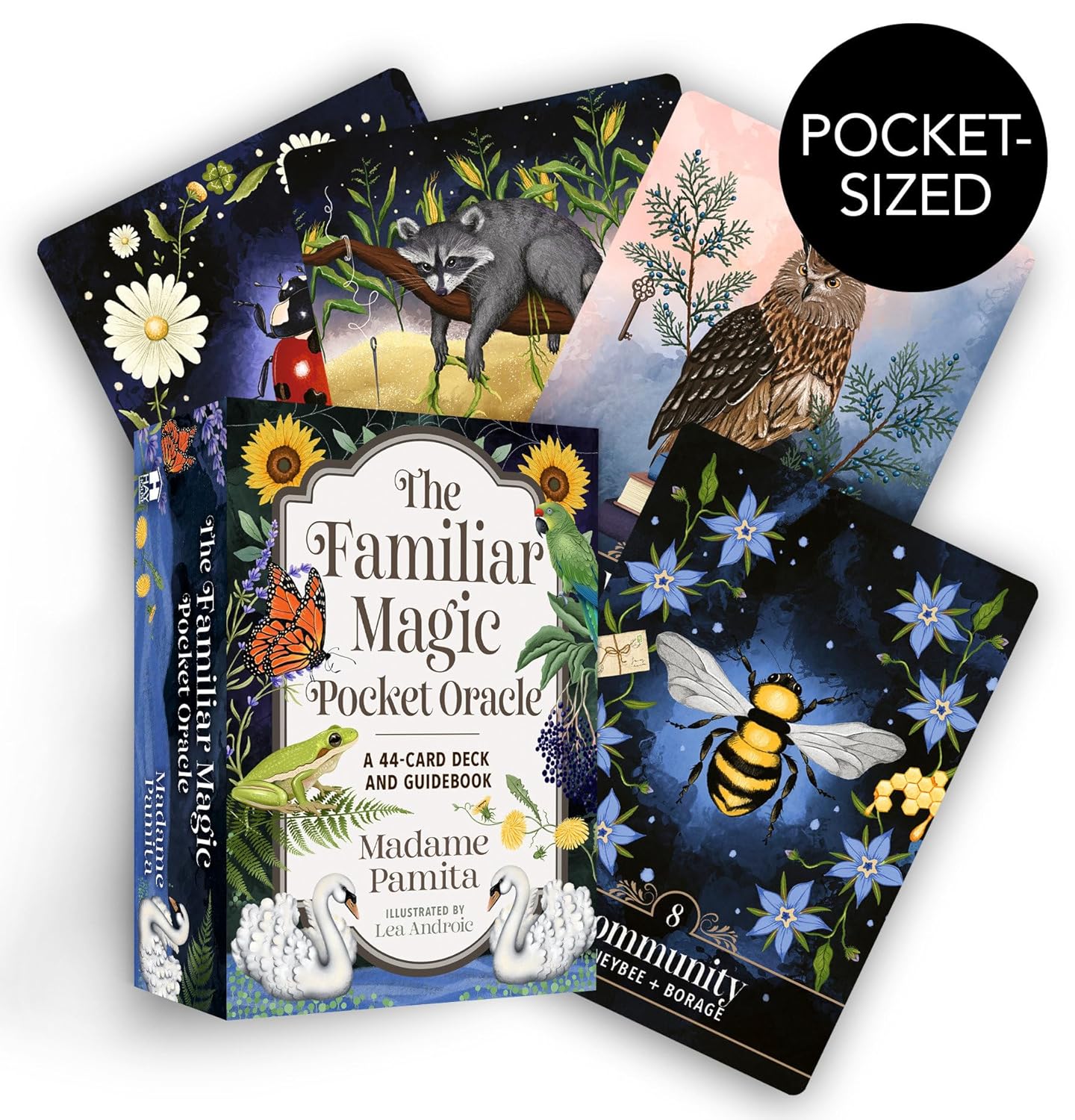 Familiar Magic Pocket Oracle deck with animal and plant familiar symbolism UK