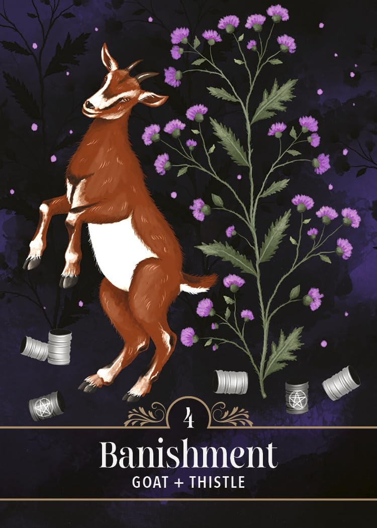 Familiar Magic Pocket Oracle deck with animal and plant familiar symbolism UK