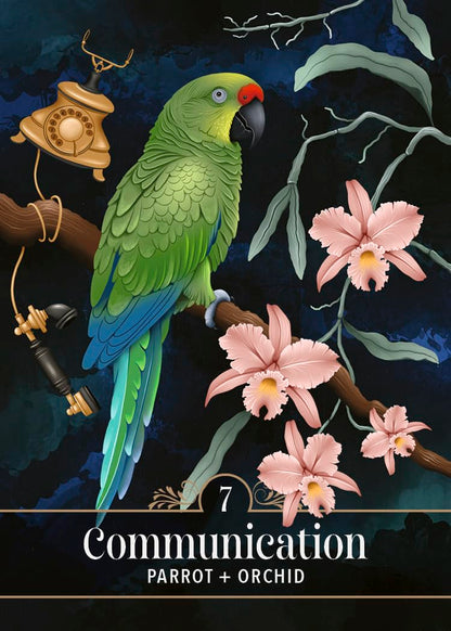Familiar Magic Pocket Oracle deck with animal and plant familiar symbolism UK