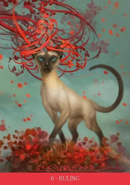 Fantasy Cats Oracle: Magic is in Your Paw - 24 full colour cards & instructions - Oneness emporium