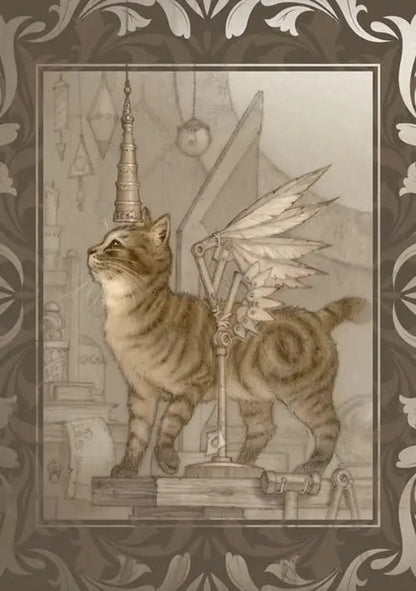 Fantasy Cats Oracle: Magic is in Your Paw - 24 full colour cards & instructions - Oneness emporium