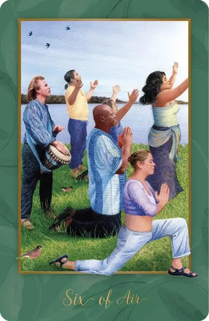 Gaian Tarot 2nd Edition by Joanna Powell Colbert featuring earth-centred artwork, nature symbolism and a full-colour guidebook.