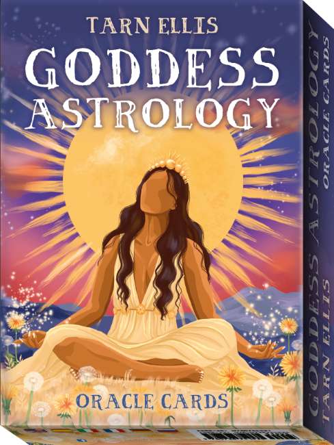 Goddess Astrology Oracle Cards deck by Tarn Ellis featuring astrology and divine feminine symbolism