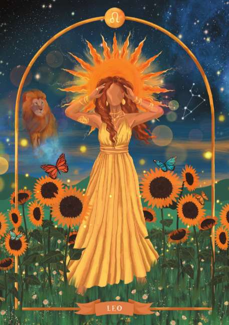 Goddess Astrology Oracle Cards deck by Tarn Ellis featuring astrology and divine feminine symbolism