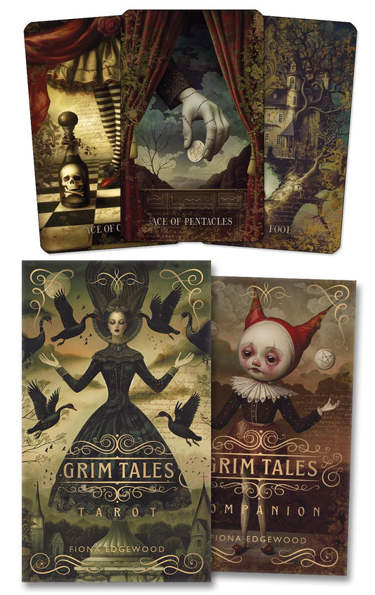 Grim Tales Tarot: 78 Cards and 188-Page Guidebook