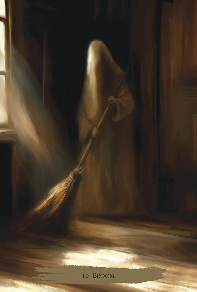 Haunted Cottage Oracle by Sirian Shadow – a 45-card gothic oracle deck with guidebook for shadow work and introspection.