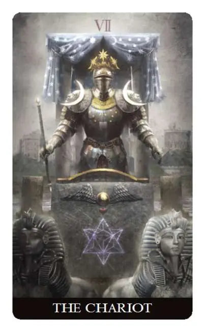 The Chariot  tarot card - Heaven and earth mini deck  Lo Scarabeo - Oneness Emporium