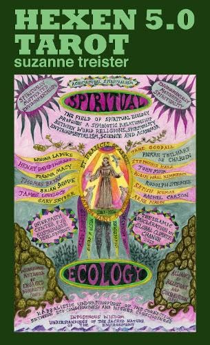 Cover of 'Hexen 5.0 Tarot' by Suzanne Treister with colorful design and text.