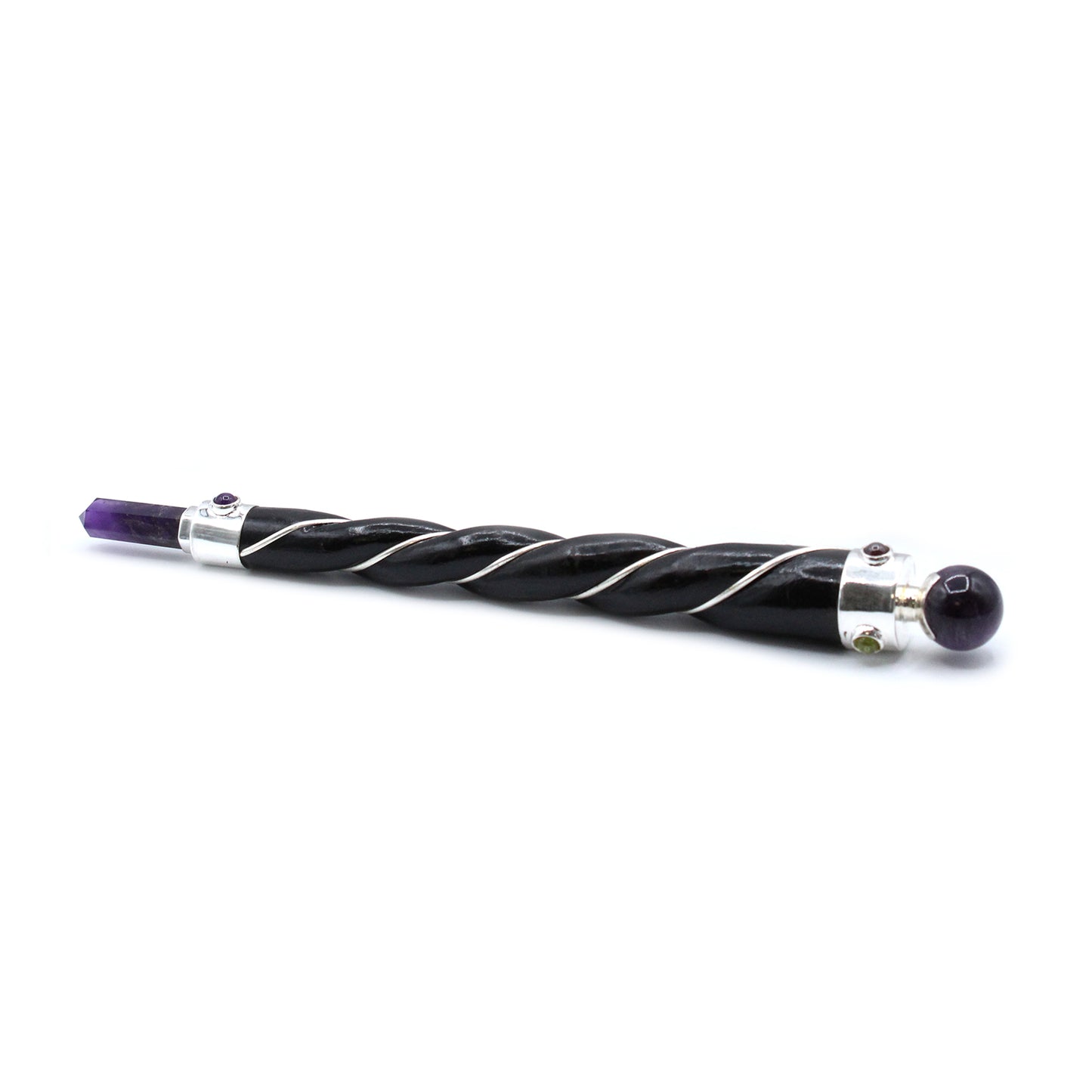 Twisted Crystal Healing Wands