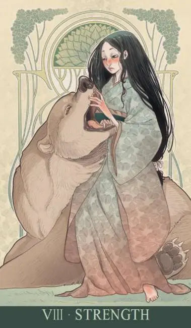 Japanese Art Nouveau Tarot – 78-Card Deck & 128-Page Guidebook Lo Scarabeo