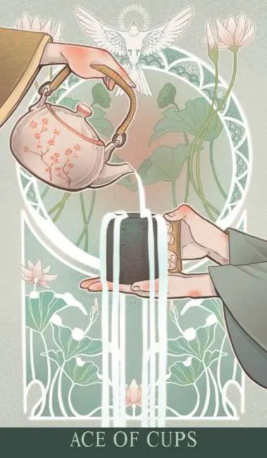 Japanese Art Nouveau Tarot – 78-Card Deck & 128-Page Guidebook Lo Scarabeo