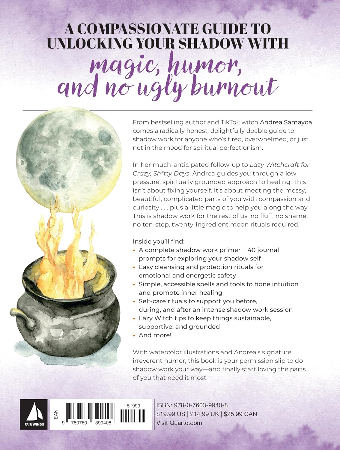 Lazy Witch’s Guide to Shadow Work book for beginners and gentle self-discovery.