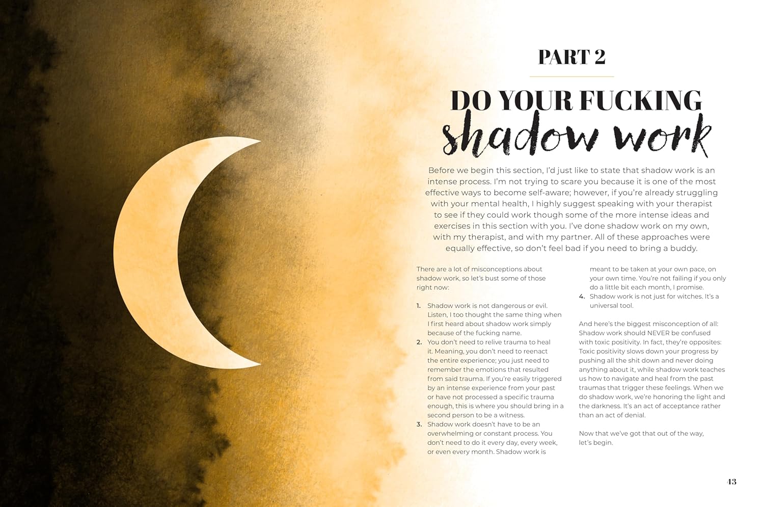 Lazy Witch’s Guide to Shadow Work book for beginners and gentle self-discovery.