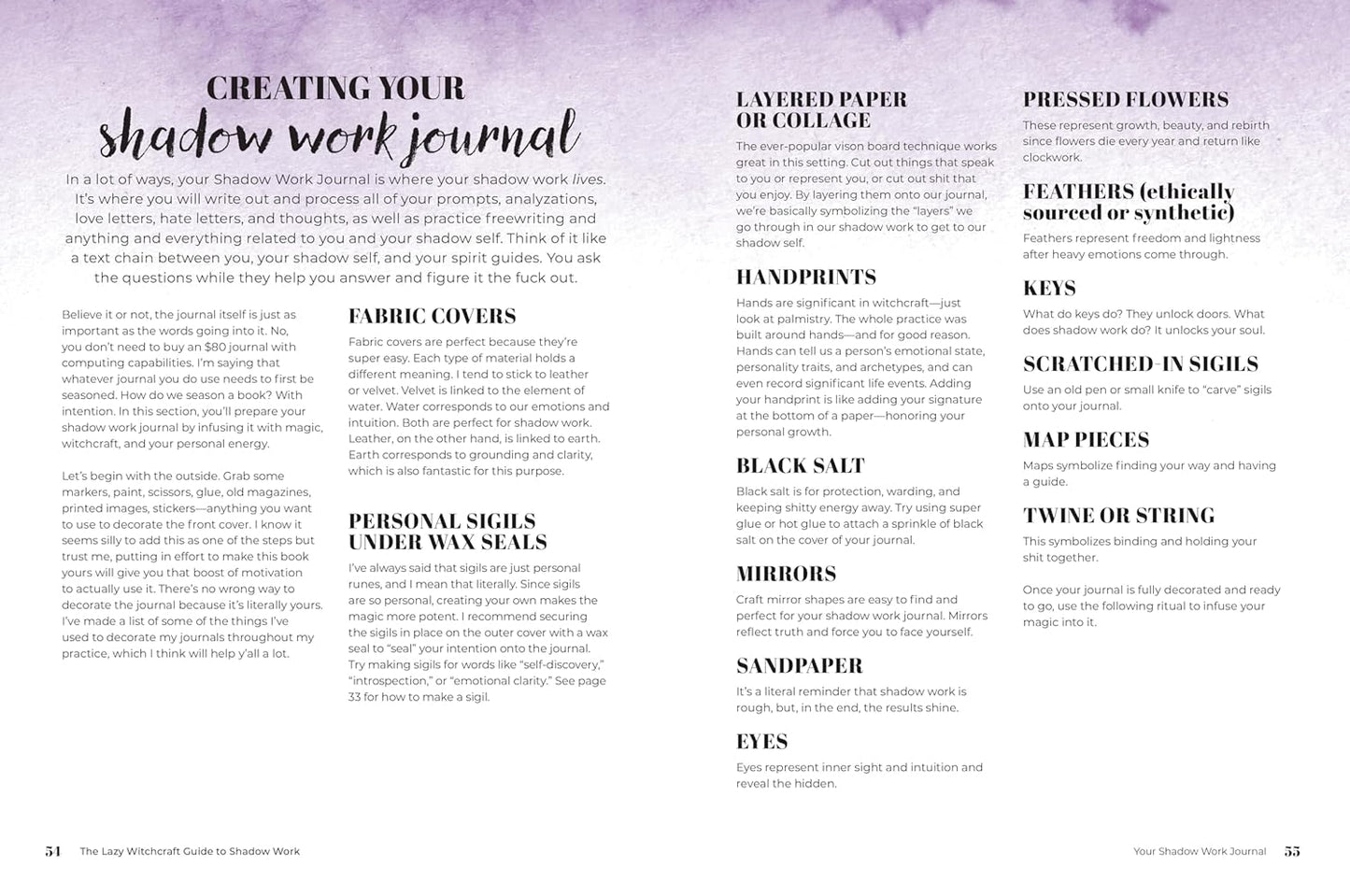Lazy Witch’s Guide to Shadow Work book for beginners and gentle self-discovery.