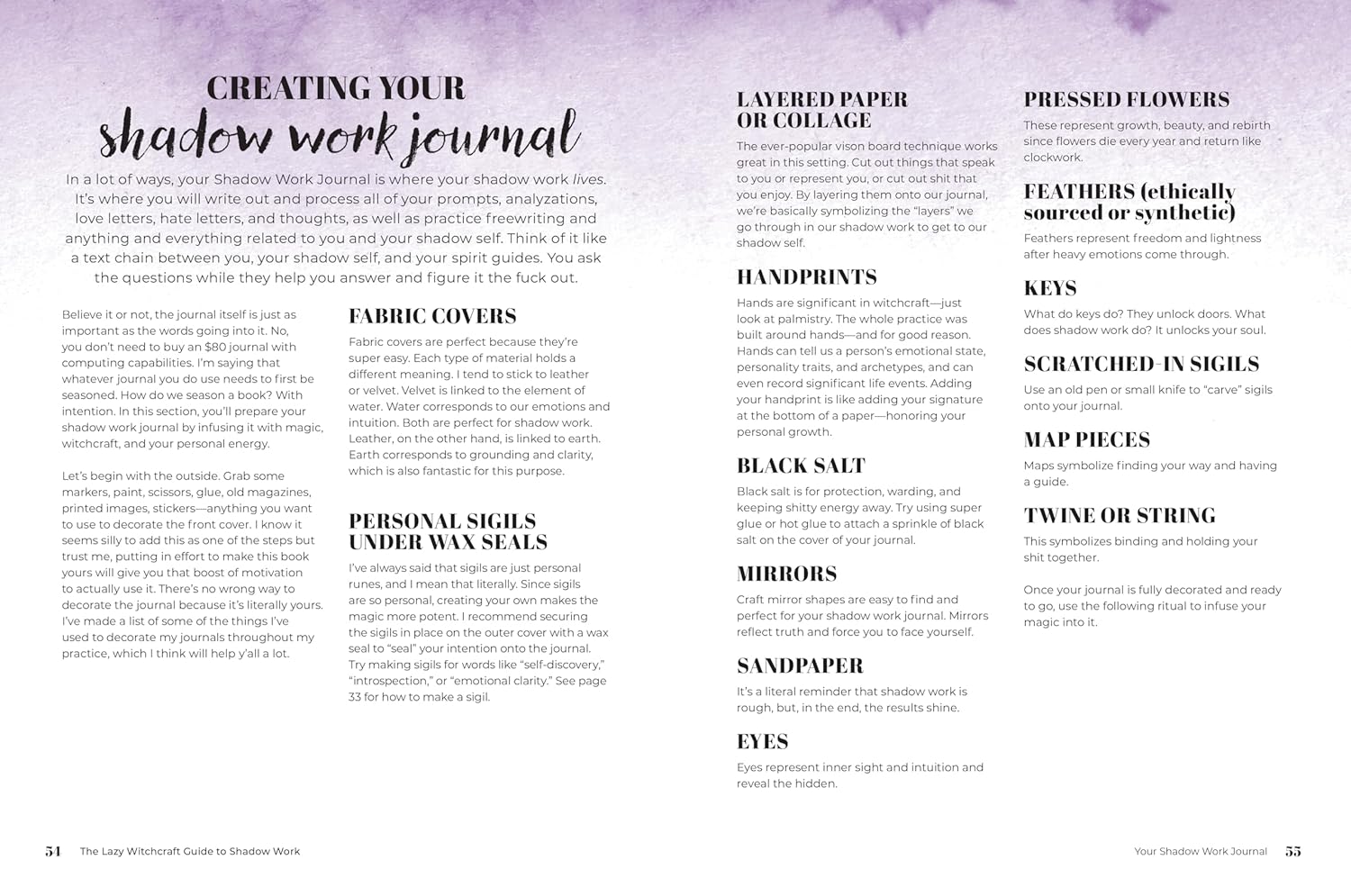 Lazy Witch’s Guide to Shadow Work book for beginners and gentle self-discovery.