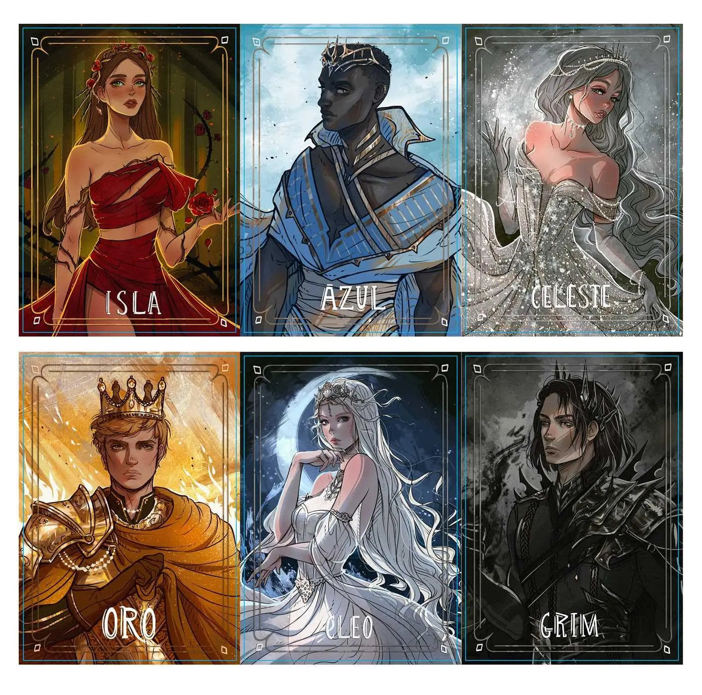 The Lightlark Saga 2026 Deluxe Wall Calendar with 6 Collectible Cards - Oneness emporium