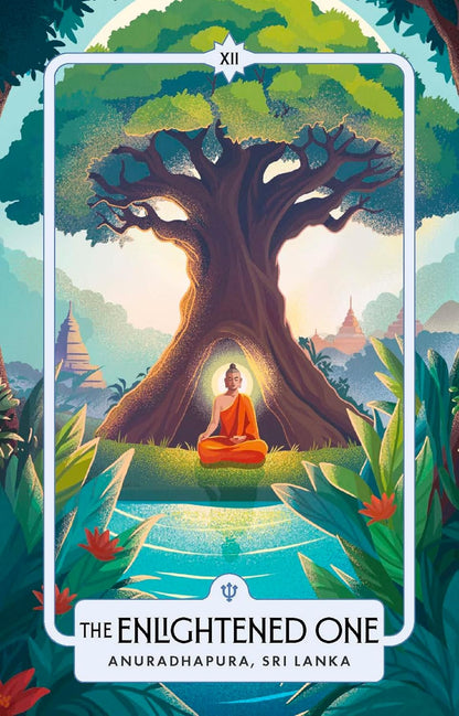 Lonely Planet Travel Tarot deck with travel-inspired artwork and guidebook.