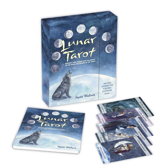 LUNAR TAROT - Manifest your dreams with the energy of the moon and wisdom of the tarot