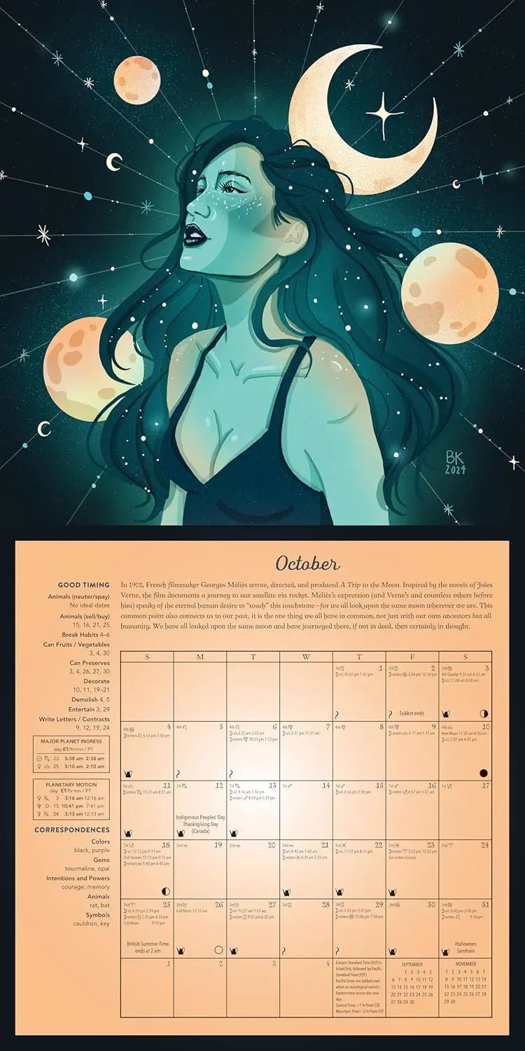 Llewellyn's 2026 Magical Moon Calendar (Llewellyn's 2026 Calendars, Almanacs & Datebooks) - Oneness emporium