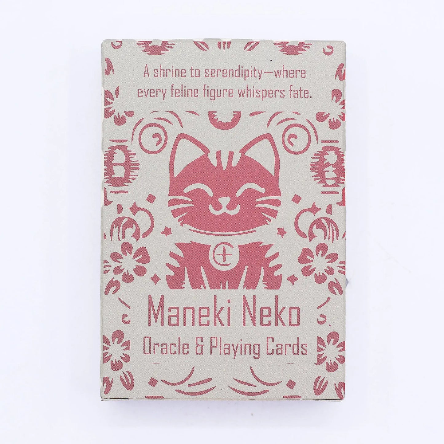 Maneki Neko Standard Playing Card Deck – Lucky Fortune Cat Cards Ancient Wisdom