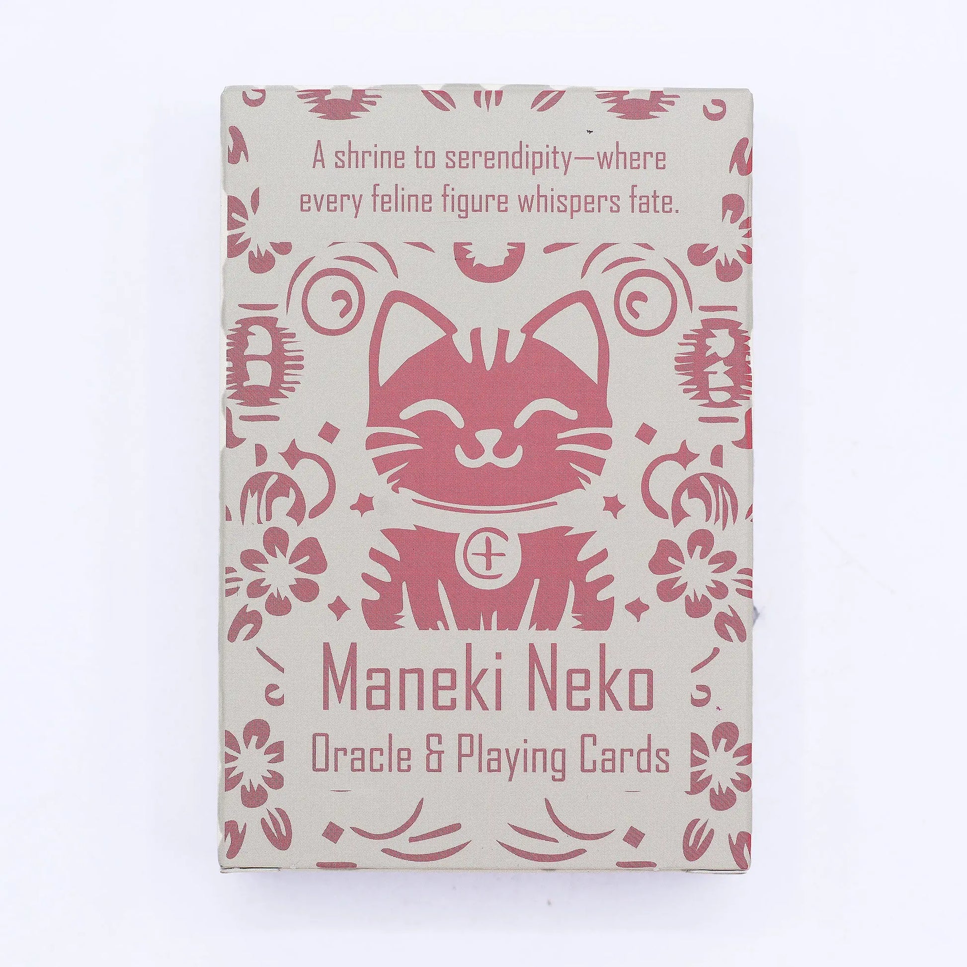 Maneki Neko Standard Playing Card Deck – Lucky Fortune Cat Cards Ancient Wisdom
