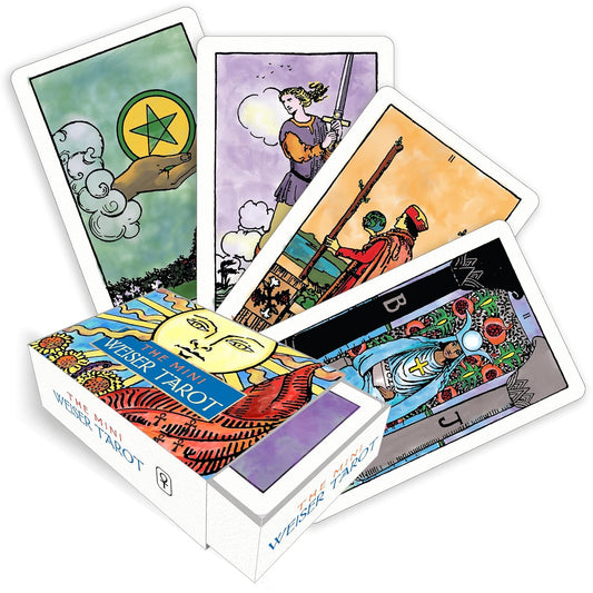 The Mini Weiser Tarot: A Miniature Edition of the Classic 1909 Waite-Smith Deck (78 Full-Color Cards) (The Weiser Tarot Collection)