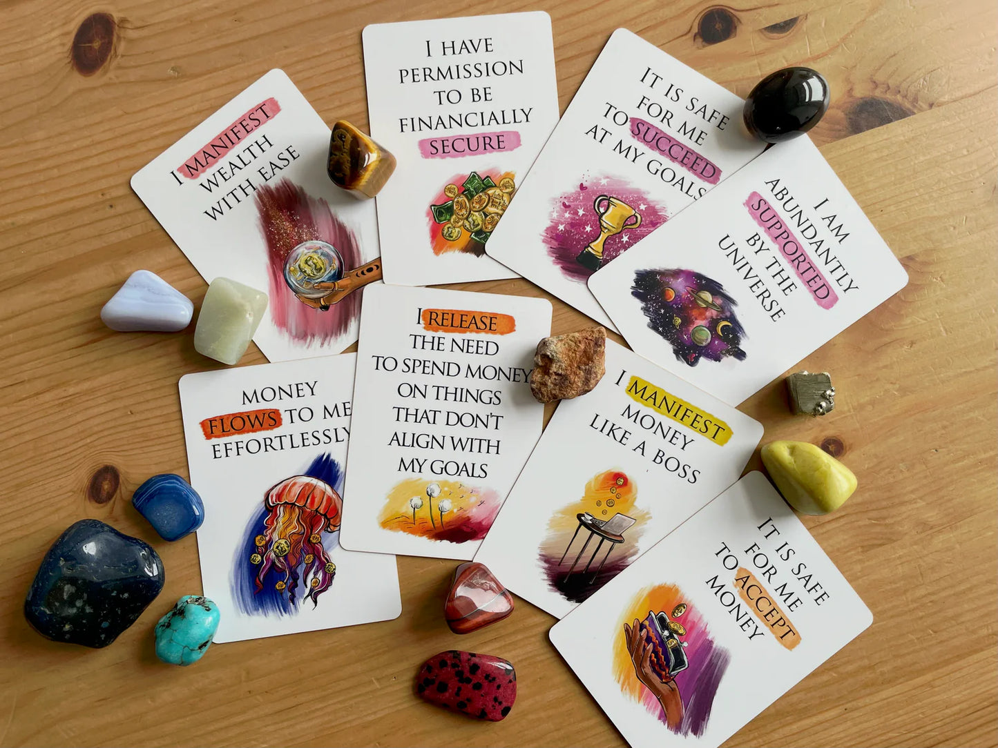 Money Magic Manifestation Cards – Mini Pocket Edition
