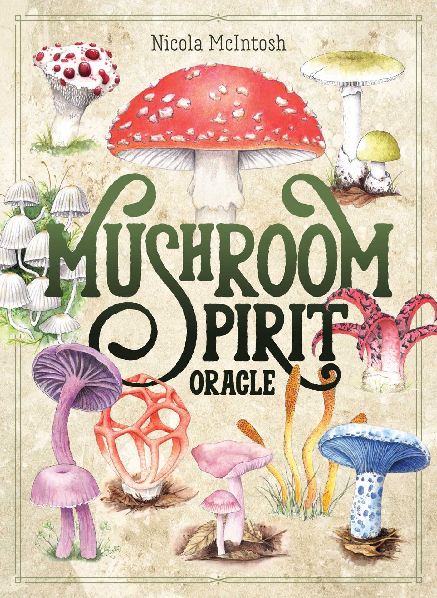 Mushroom Spirit Oracle: (36 Gilded Cards and 112-Page Full-Color Guidebook)