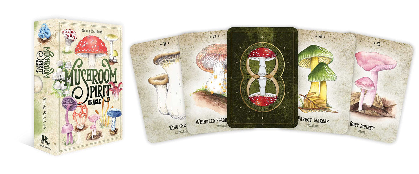 Mushroom Spirit Oracle: (36 Gilded Cards and 112-Page Full-Color Guidebook)