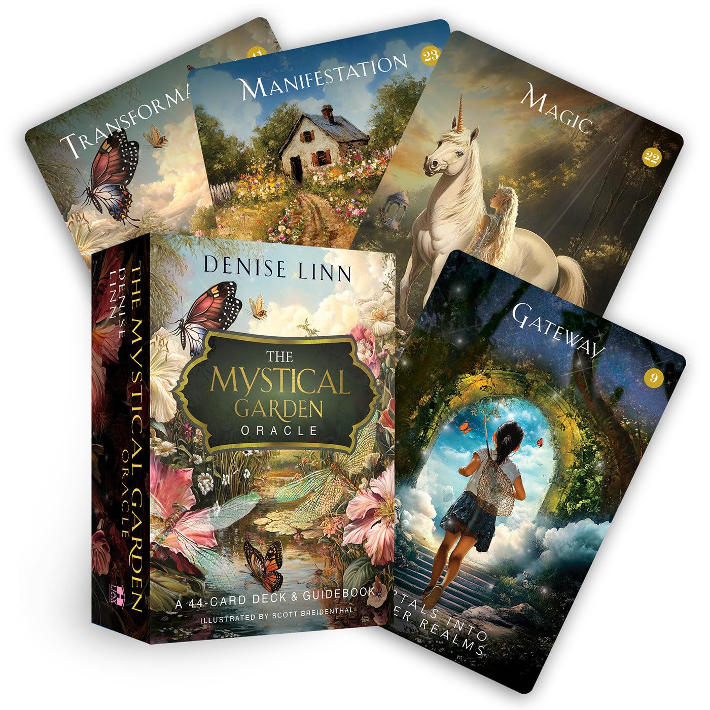 The Mystical garden oracle deck by Denise Linn. Published by Hay House,  available at Oneness Emporium 